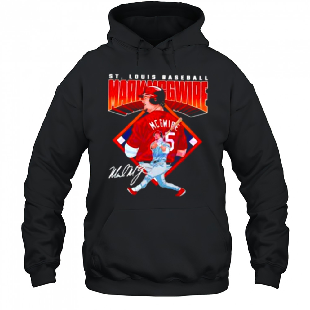Mark Mcgwire St Louis Diamond Baseball Legend Signature Shirt Hoodie