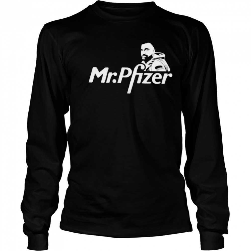 Mr. Pfizer Travis Kelce Kansas City Chiefs Shirt Long Sleeved