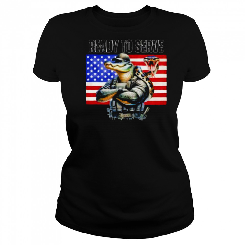 Ready to serve Alligator Alcatraz shirt Women's T-shirt