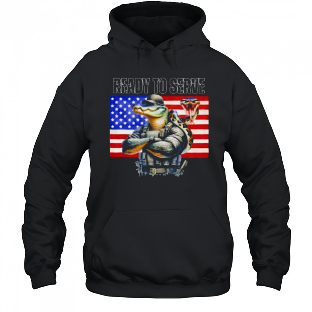 Ready to serve Alligator Alcatraz shirt Hoodie