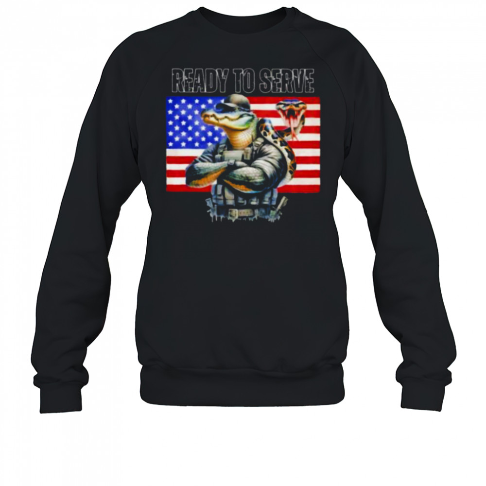 Ready to serve Alligator Alcatraz shirt Sweatshirt