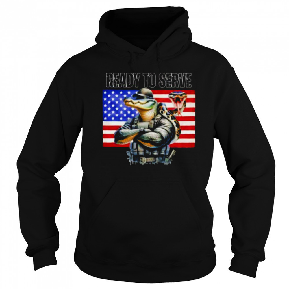 Ready to serve Alligator Alcatraz shirt Sweatshirt