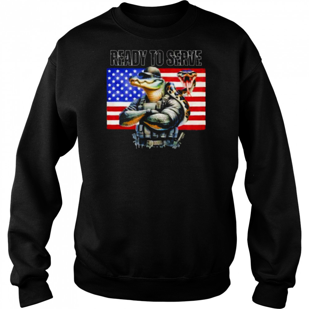 Ready to serve Alligator Alcatraz shirt Hoodie
