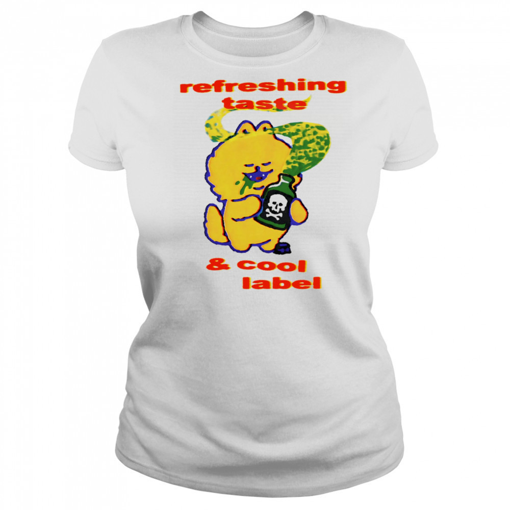 Refreshing taste and cool label shirt Women's T-shirt