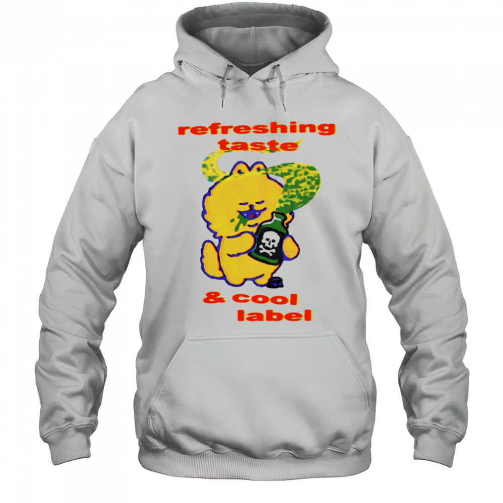 Refreshing taste and cool label shirt Hoodie
