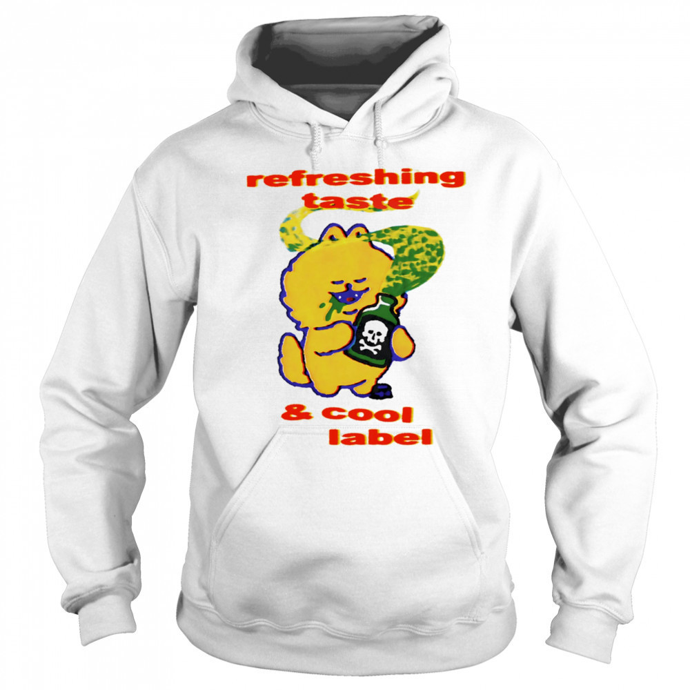 Refreshing taste and cool label shirt Sweatshirt