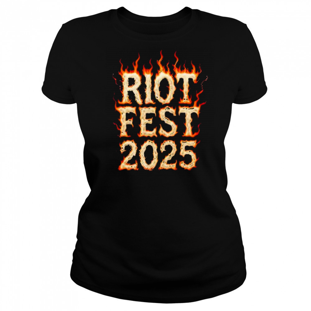 Riot Fest 2025 burning shirt Women's T-shirt