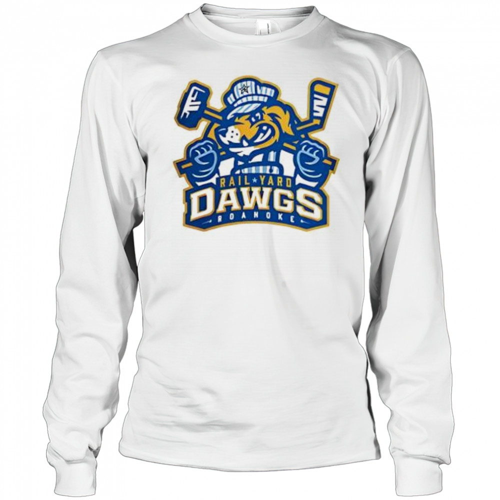 Roanoke Rail Yard Dawgs New Logo 2025 shirt Long Sleeved