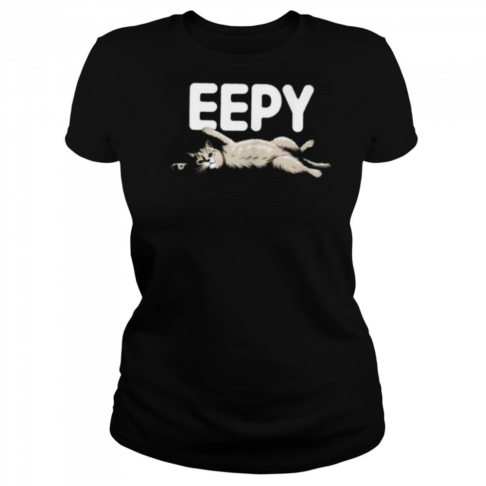Sleepy Cat EEPY Kitten Funny Animal Lover Shirt Women's T-shirt