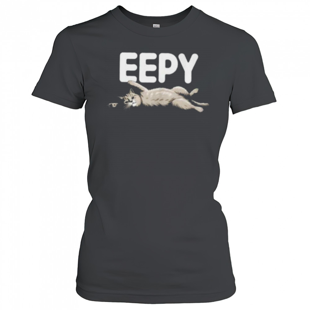 Sleepy Cat EEPY Kitten Funny Animal Lover Shirt Women's T-shirt