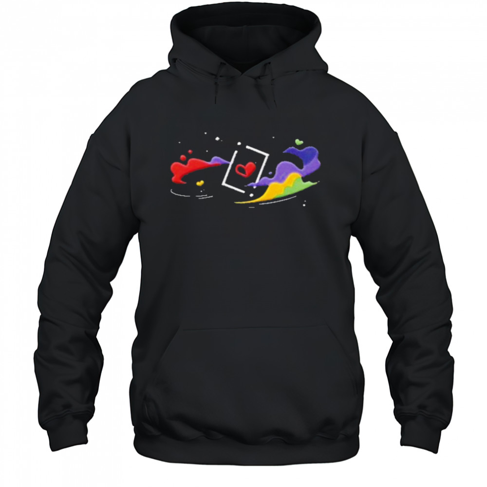 Space and Hearts T-Shirt Hoodie