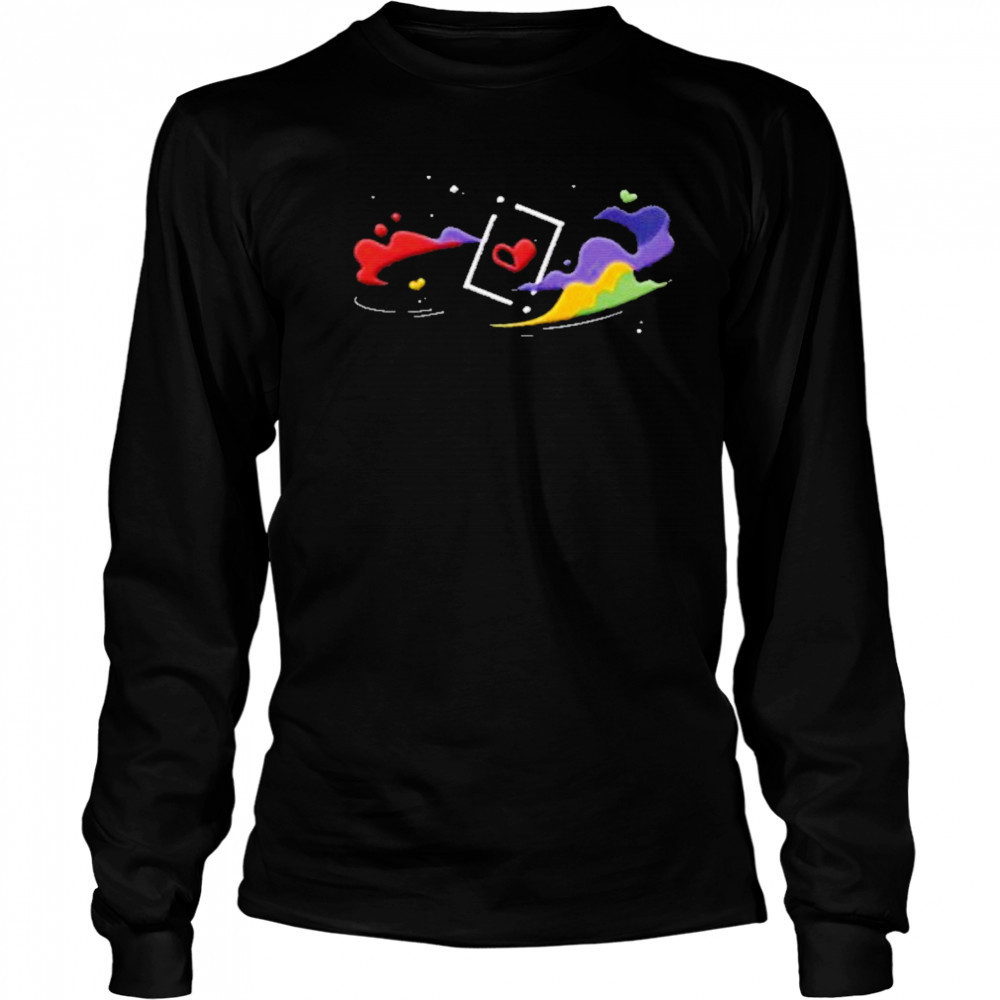 Space and Hearts T-Shirt Long Sleeved