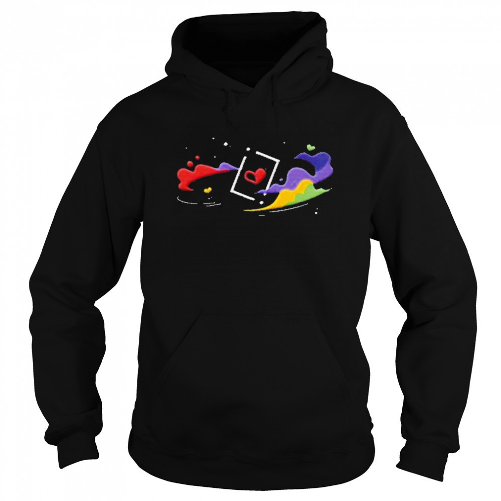 Space and Hearts T-Shirt Sweatshirt