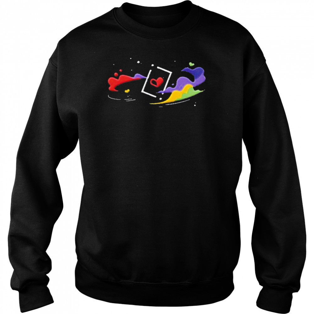 Space and Hearts T-Shirt Hoodie