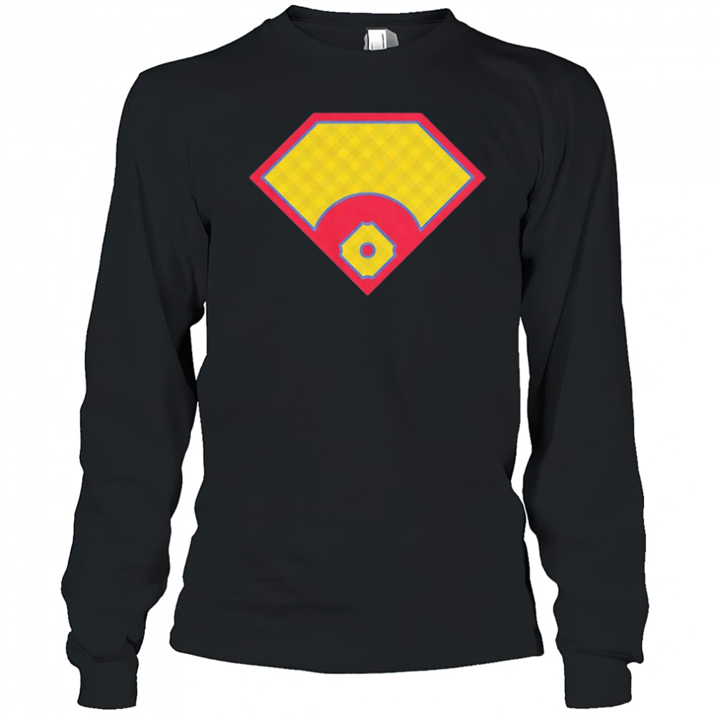 Super game baseball shirt Long Sleeved
