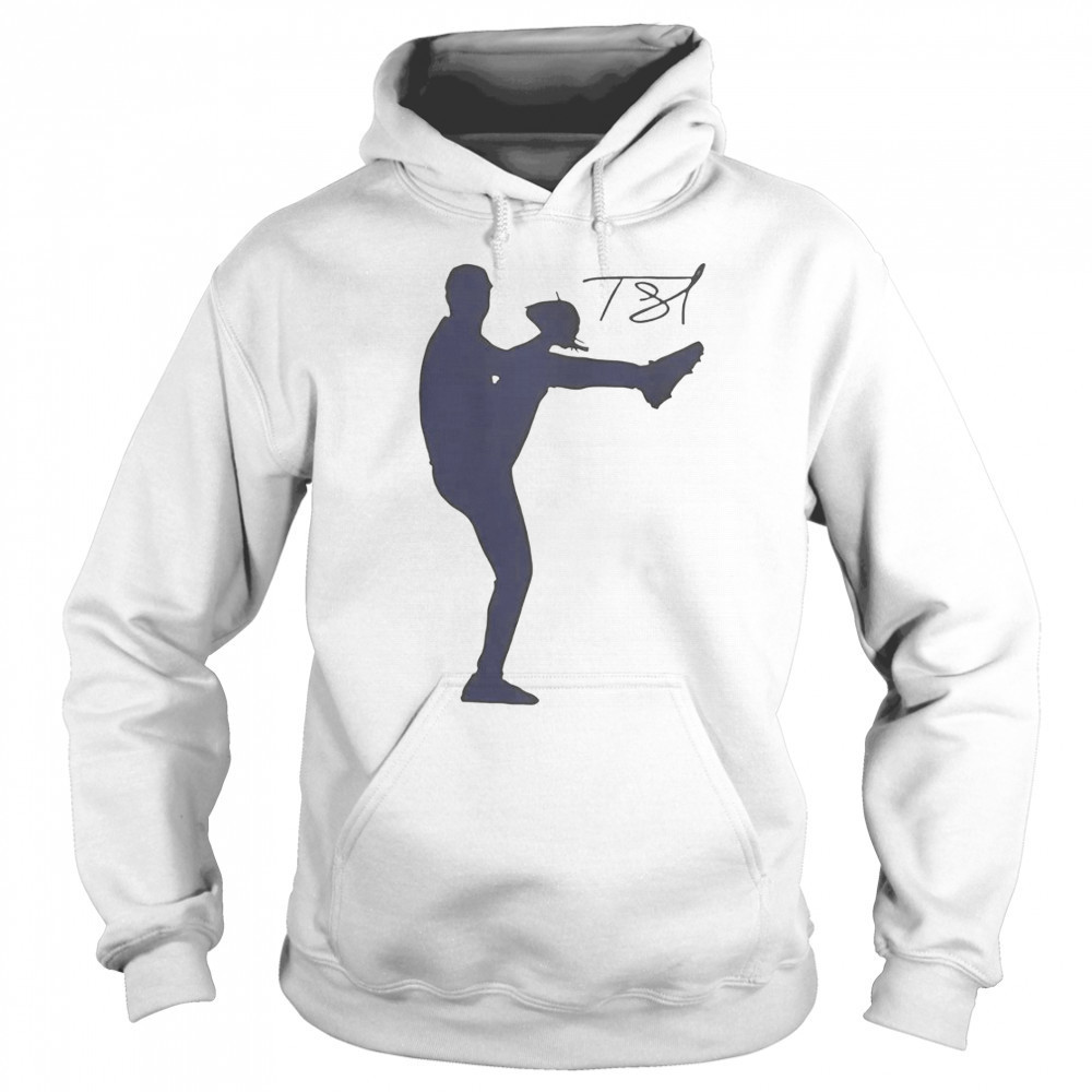 Tarik Skubal Silhouette Player Baseball Signature T-Shirt Sweatshirt