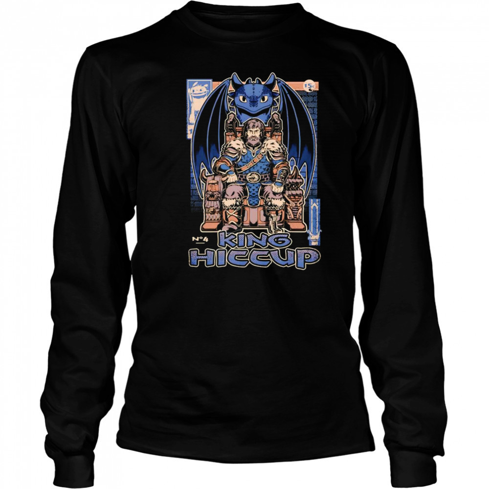 Viking Dragon King Hiccup Toothless shirt Long Sleeved