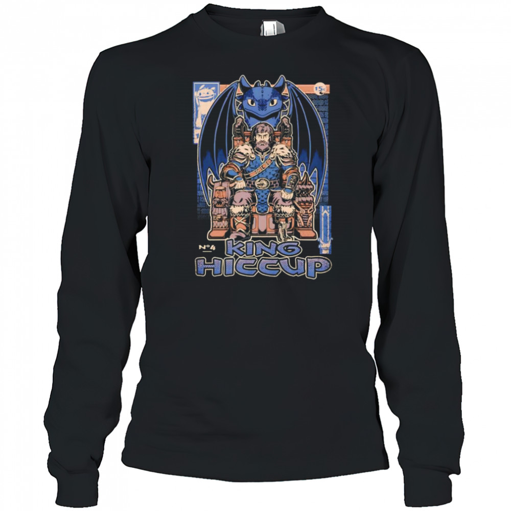 Viking Dragon King Hiccup Toothless shirt Long Sleeved