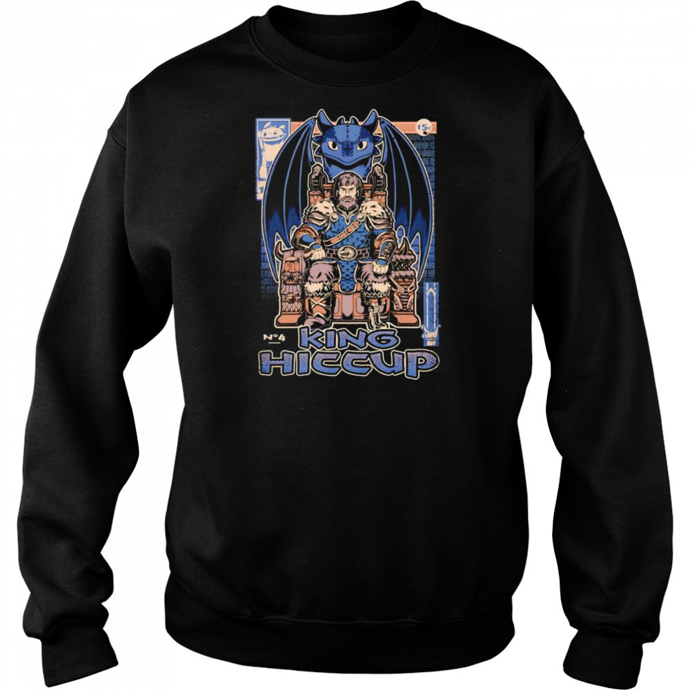 Viking Dragon King Hiccup Toothless shirt Hoodie