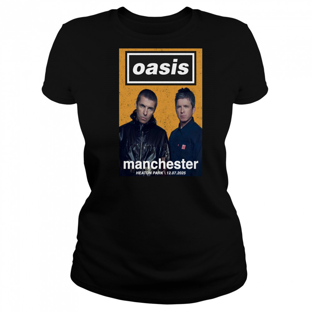 12 Jul 2025 OASIS Manchester UK Tour Poster T-Shirt Women's T-shirt