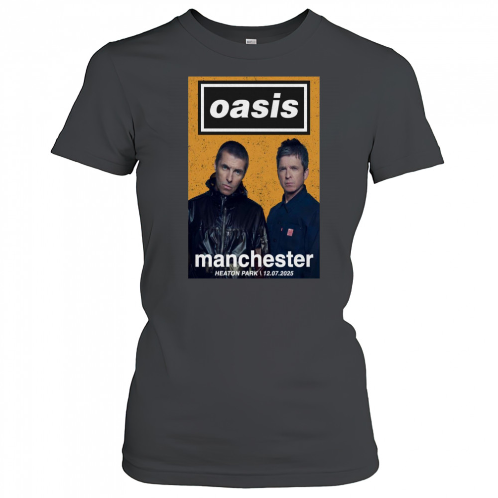 12 Jul 2025 OASIS Manchester UK Tour Poster T-Shirt Women's T-shirt