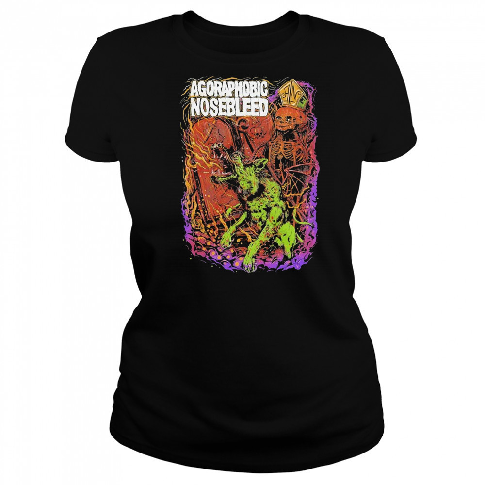 Agoraphobic Nosebleed Dog T-shirt Women's T-shirt