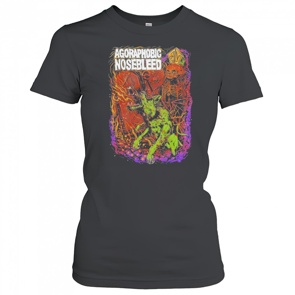 Agoraphobic Nosebleed Dog T-shirt Women's T-shirt