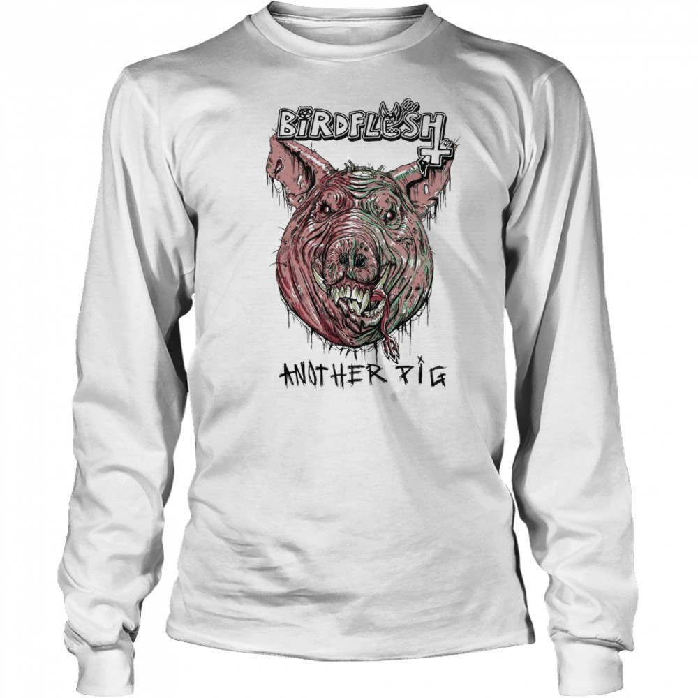 Birdflesh Another Pig Head T-shirt Long Sleeved