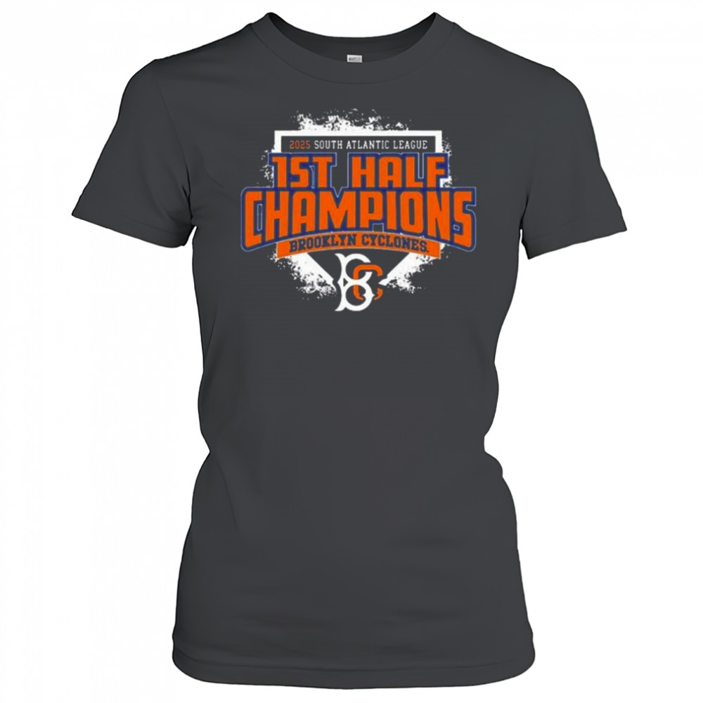 Brooklyn Cyclones First Half Championship 2025 South Atlantic League Shirt Women's T-shirt