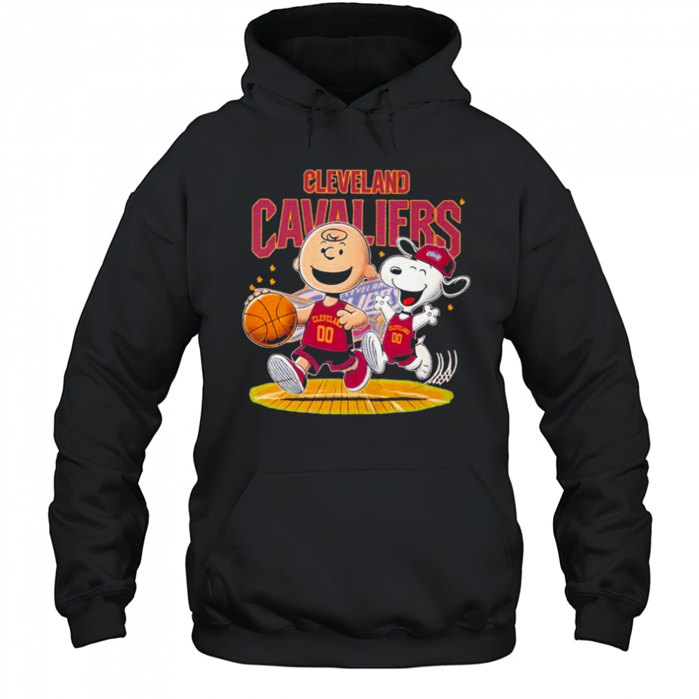 Cleveland Cavaliers x Peanuts Snoopy Unisex T-Shirt Hoodie