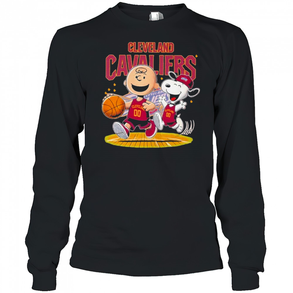 Cleveland Cavaliers x Peanuts Snoopy Unisex T-Shirt Long Sleeved