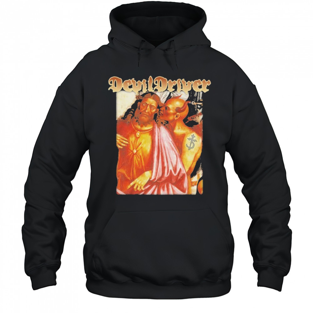DevilDriver Care Less Jesus T-shirt Hoodie