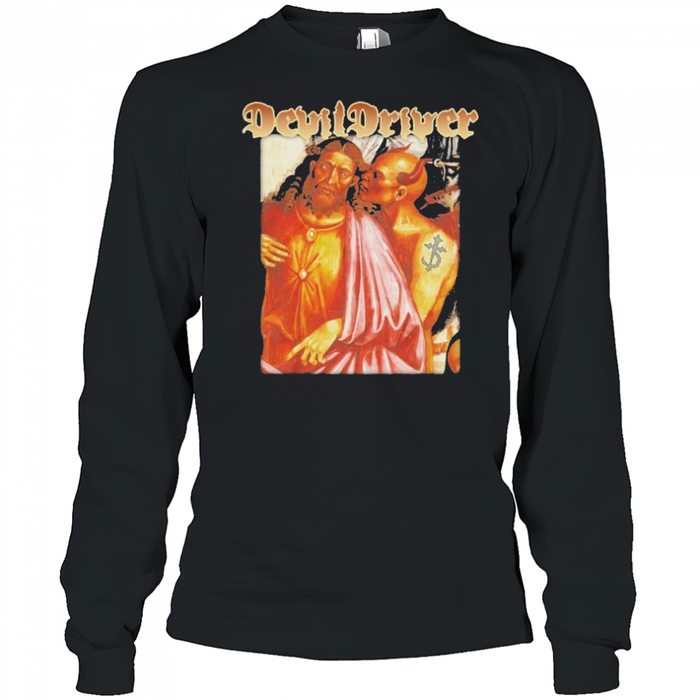 DevilDriver Care Less Jesus T-shirt Long Sleeved
