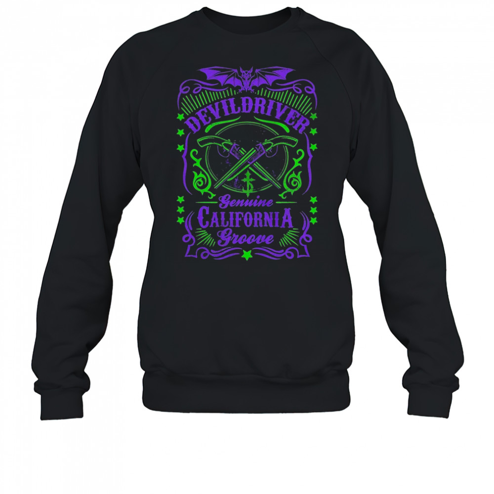 DevilDriver Gemini California Groove Crossed Guns T-Shirt Sweatshirt