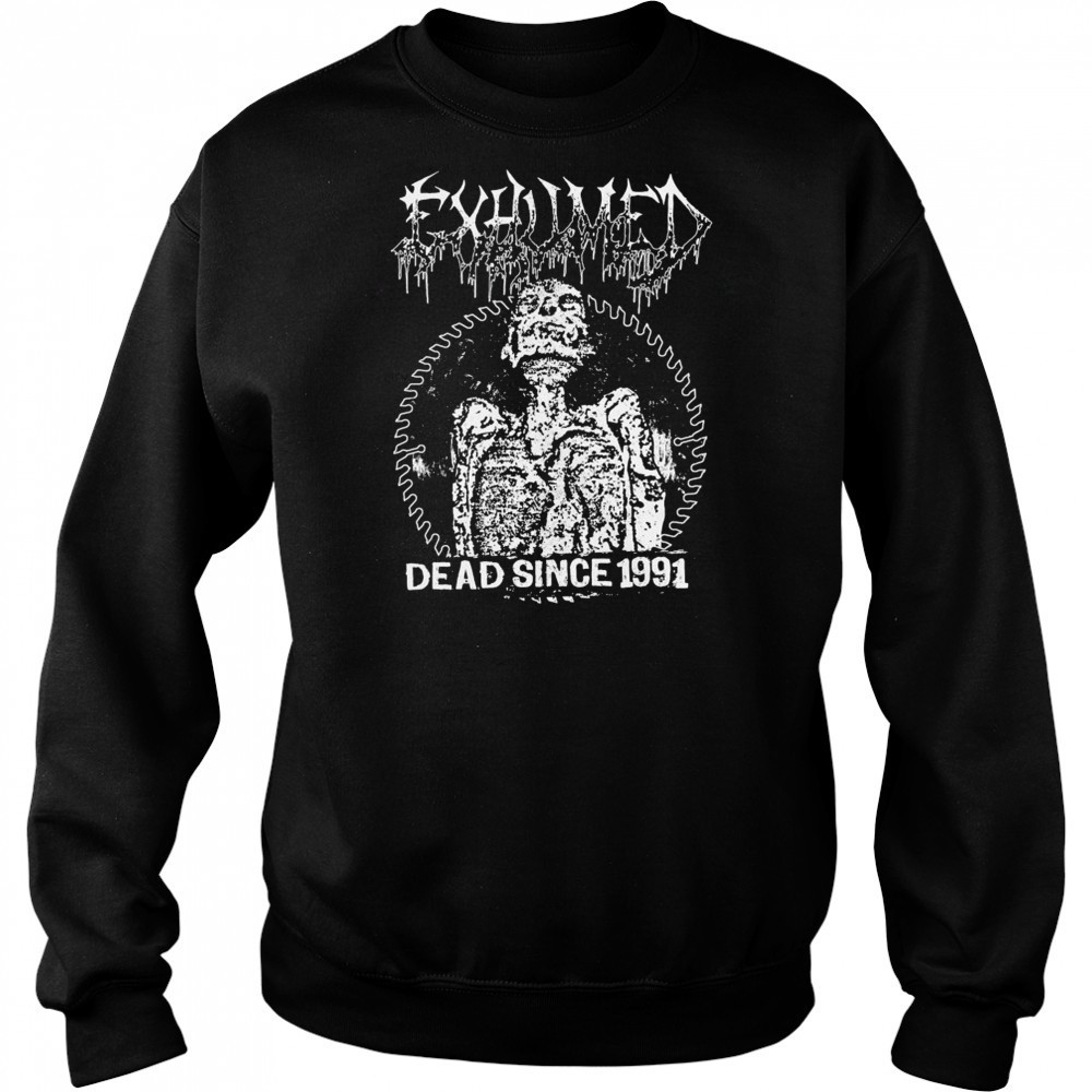 Exhumed Dead Since 1991 Skeleton T-shirt Hoodie