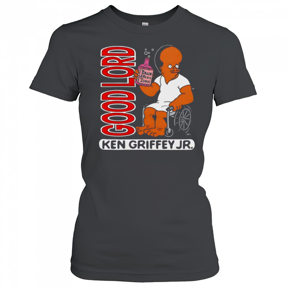 Ken Griffey Jr Good Lord cartoon shirt Women's T-shirt