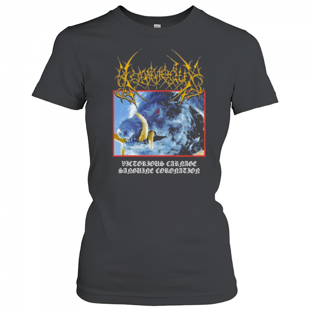 Kommodus Victorious Carriage Sanghane Cororajajor Razorback T-shirt Women's T-shirt