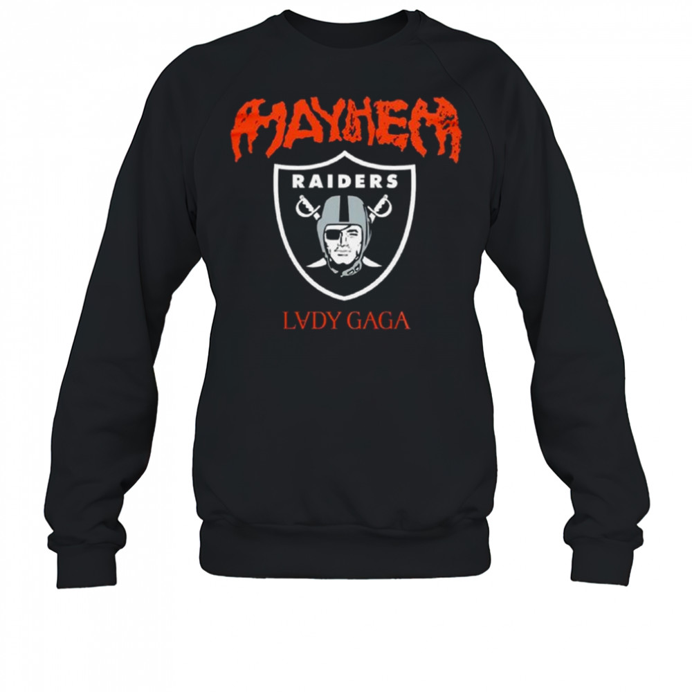 Lady Gaga Las Vegas Raiders The Mayhem Ball Tour 2025 Shirt Sweatshirt