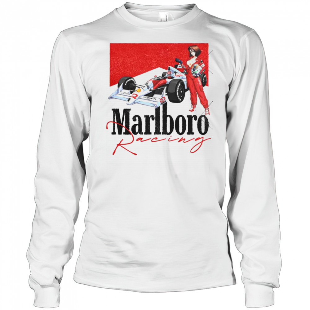Marlboro Racing F1 MRLB-02 Racing Anime T-Shirt Long Sleeved