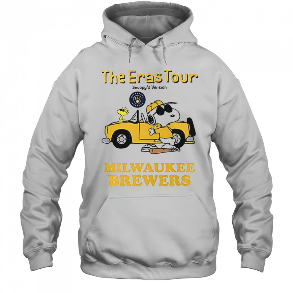 Milwaukee Brewers The Eras Tour Snoopy T-Shirt Hoodie