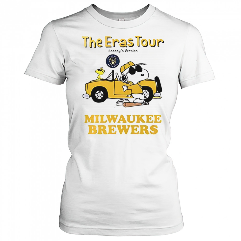 Milwaukee Brewers The Eras Tour Snoopy T-Shirt Women's T-shirt