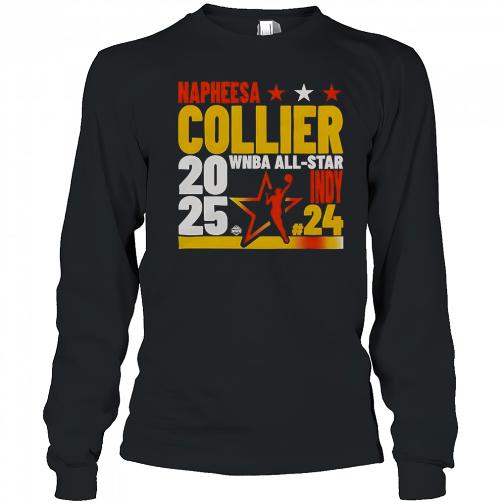 Napheesa Collier 2025 WNBA All-Star Indy Game Player T-Shirt Long Sleeved