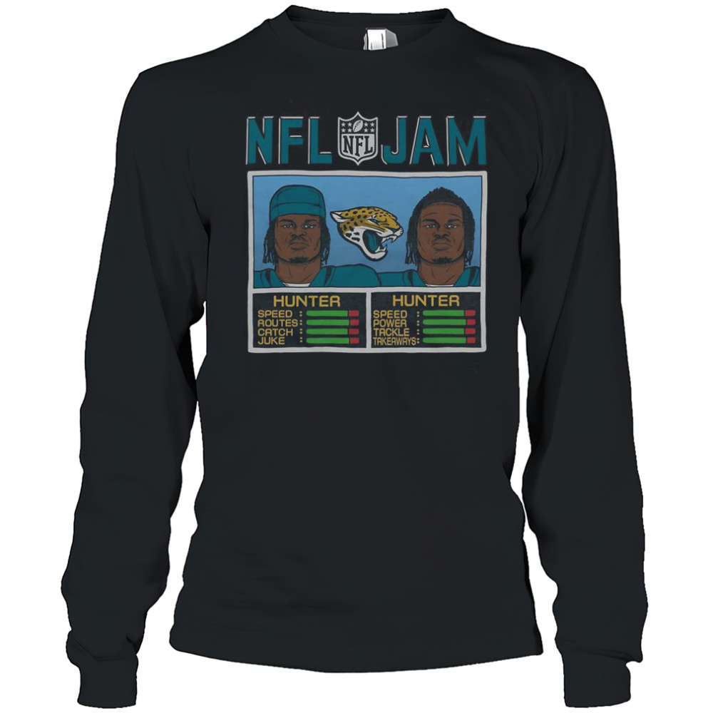 NFL Jam Jaguars Hunter T-Shirt Long Sleeved