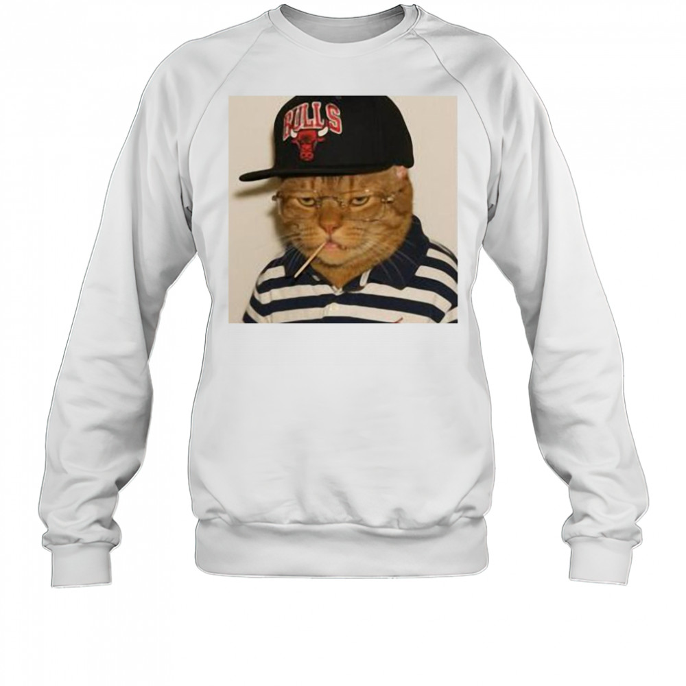 Numanuk Cat With Bulls Hat T-Shirt Sweatshirt