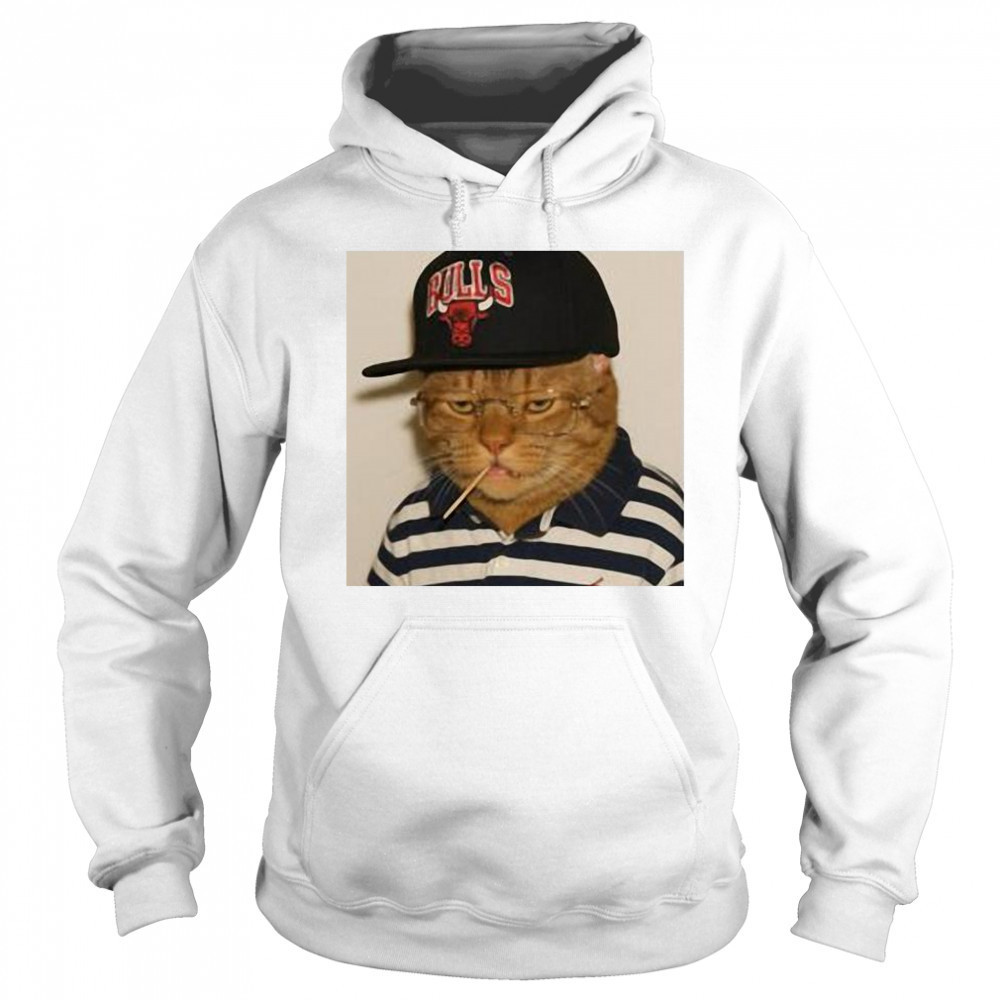 Numanuk Cat With Bulls Hat T-Shirt Sweatshirt