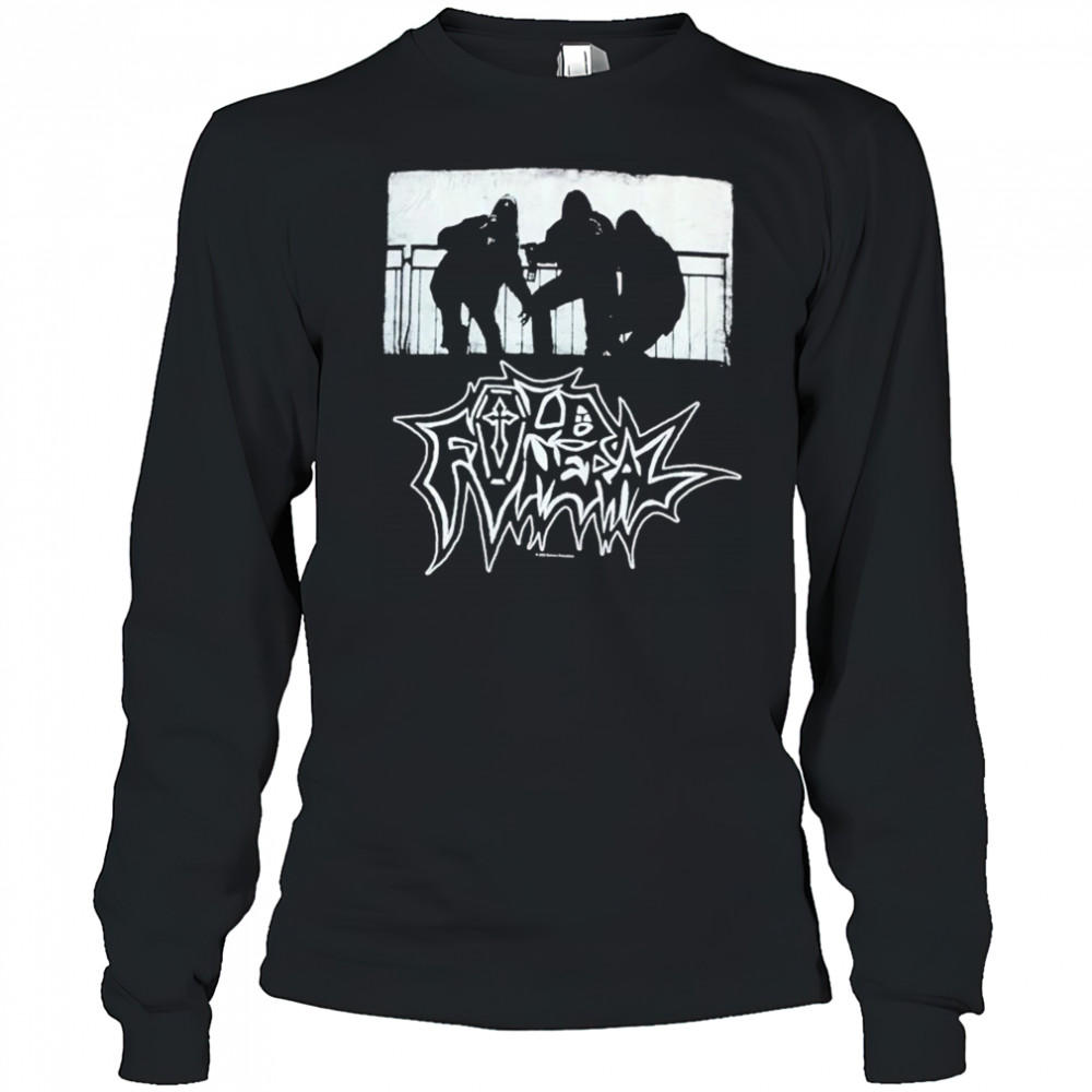 Old Funeral Grim Reaping Norway T-shirt Long Sleeved