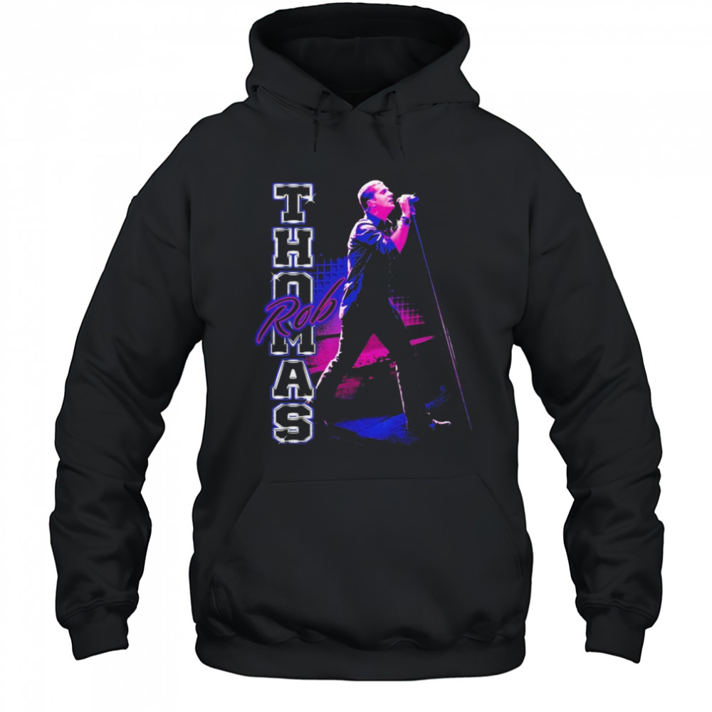 Rob Thomas Stage Glow Photo T-shirt Hoodie