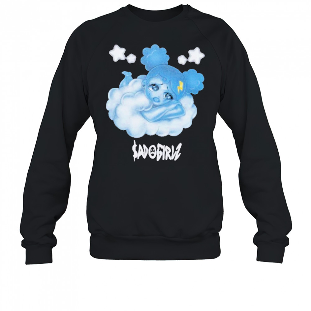 Sad Girlz Blue Airbrush 2025 T-Shirt Sweatshirt