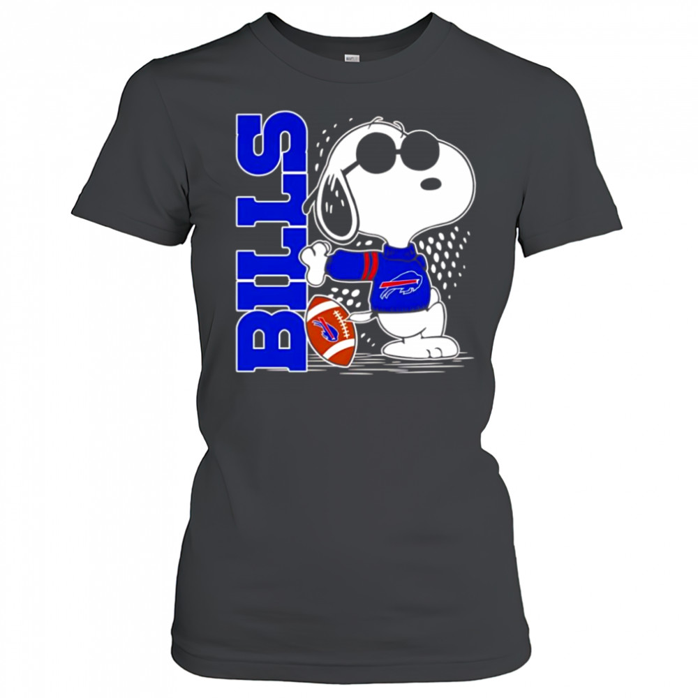 Snoopy and Buffalo Bills football shirt Women's T-shirt