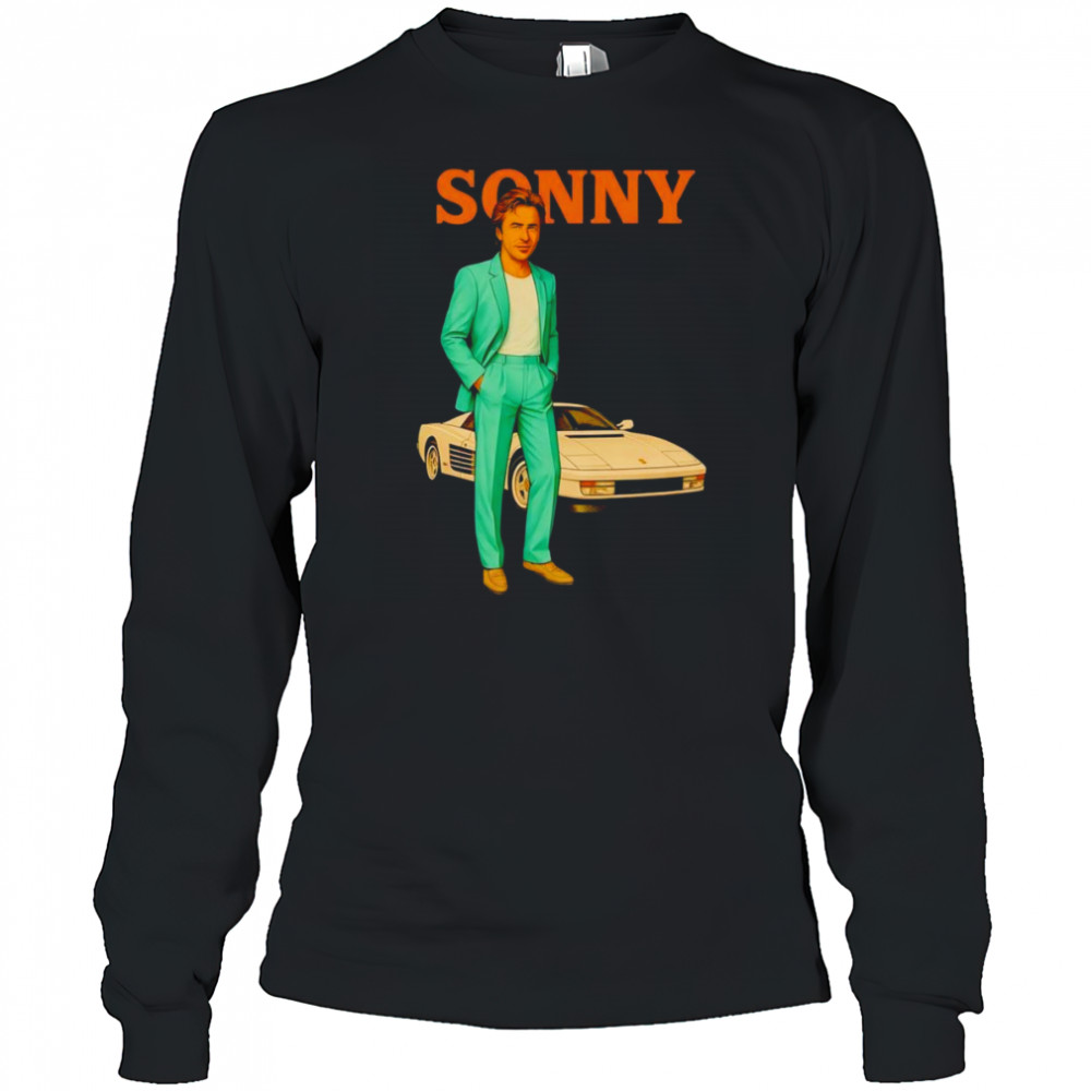Sonny Crockett Miami Vice vintage shirt Long Sleeved